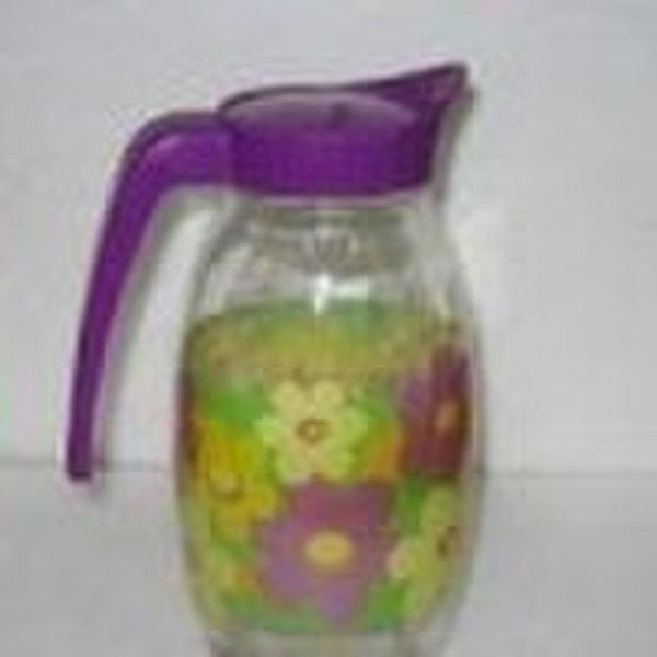 glass fruit juice jar