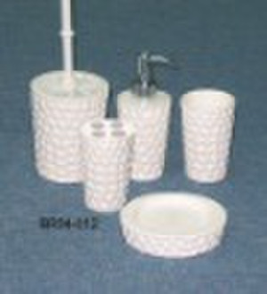 Ceramic 5pcs bathroom set