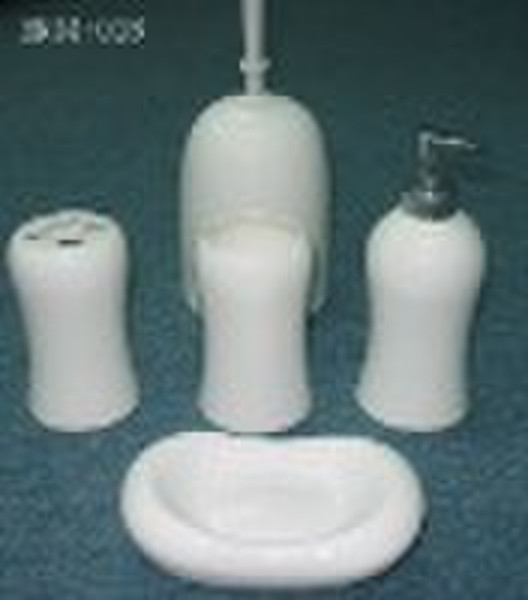 Ceramic 5pcs bathroom set