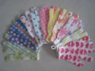 Printed nylon bath gloves exfoliating gloves bath