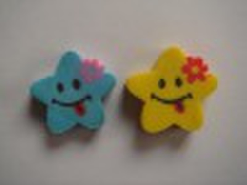 Smiling face erasers
