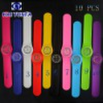 silicone quartz watch