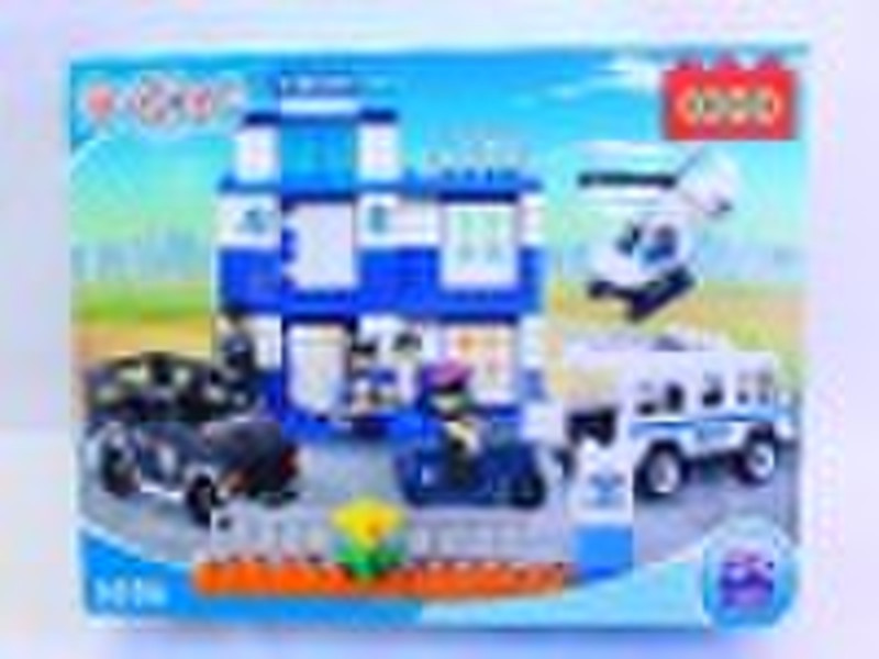 POLICE  toy brick/60PCS educational toy