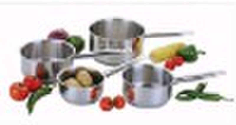 4pcs stainless steel pan set