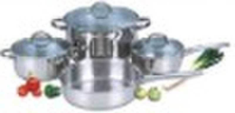 New item 7pcs stainless steel  cookware sets