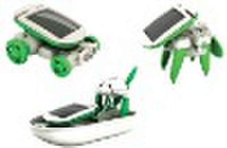 6-in-1 solar toys solar car solar puppy solar wind