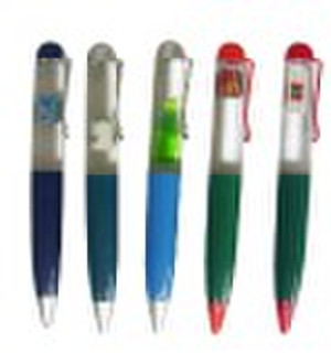 Plastic Liquid Ball Pen