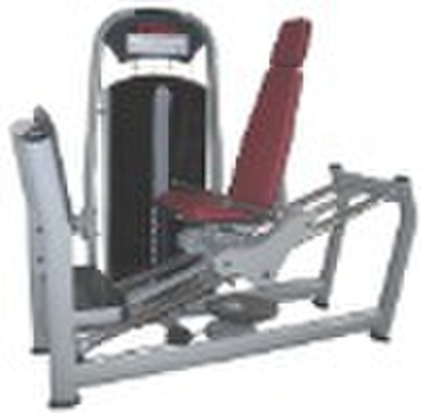 Seated leg press fitness equipment