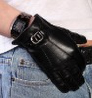 man's leather glove