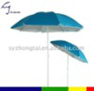 beach umbrella with UV coated