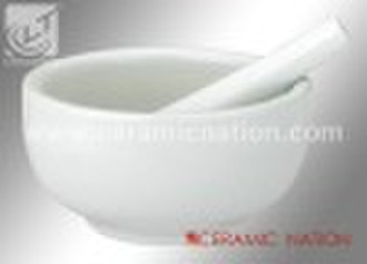 Porcelain Mortar and Pestle