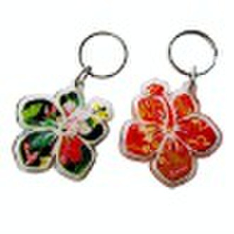 flower acrylic keychain
