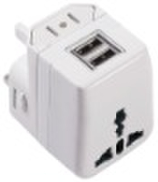 Universal-Adapter mit zwei USB-Anschluss