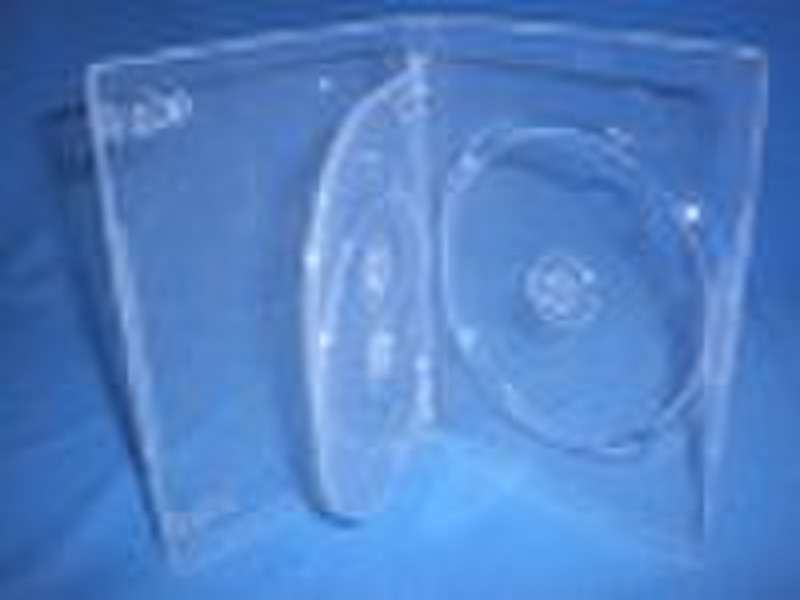 14mm super clear 4-disc dvd case