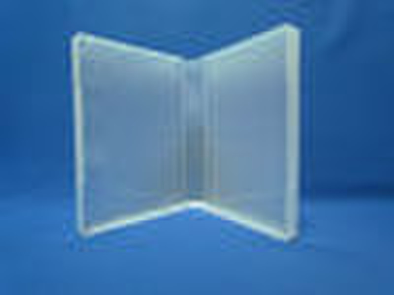 14mm semi clear 4-disc dvd case