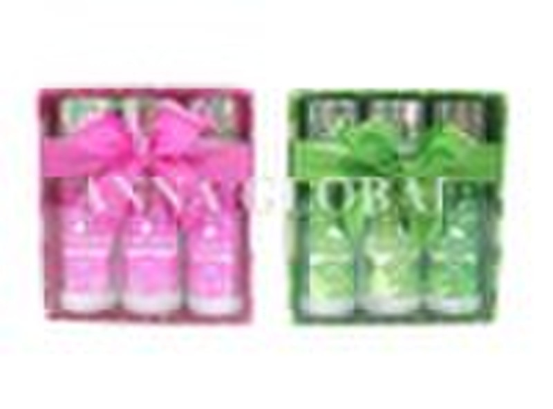 3 pcs body lotion in paper box