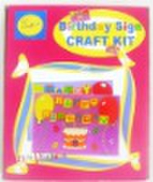 Eva birthday sign card creative craft set