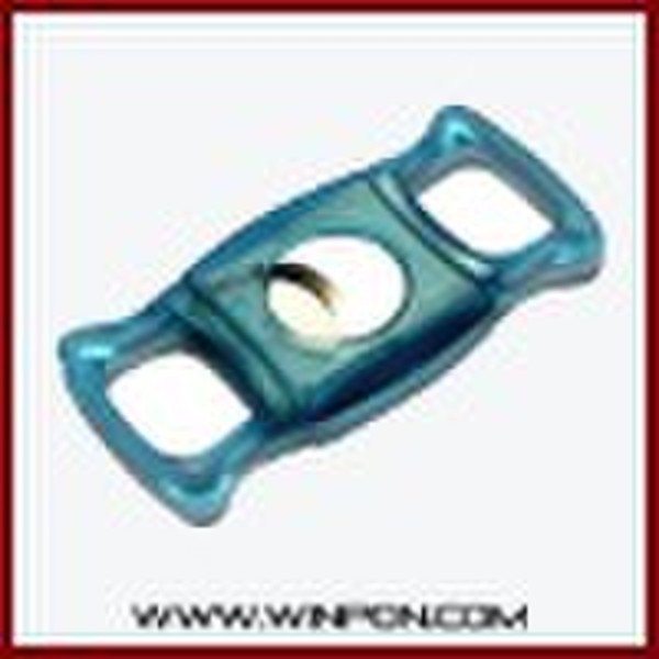 Blue Plastic Cigar Cutter