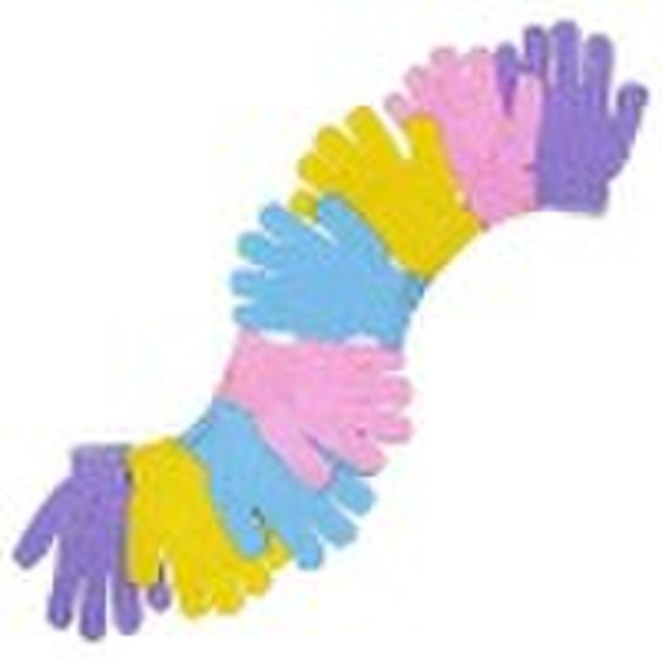 Nylon massage Glove