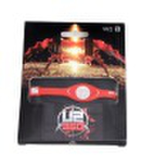 Power silicone balance bracelet with hologram