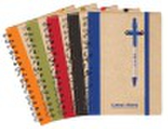 eco recycled paper notebook