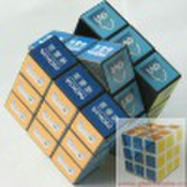 plastic puzzle (3row 7.5x7.5x7.5cm) educational to