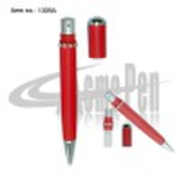 Multifunction ballpoint pen with atomizer