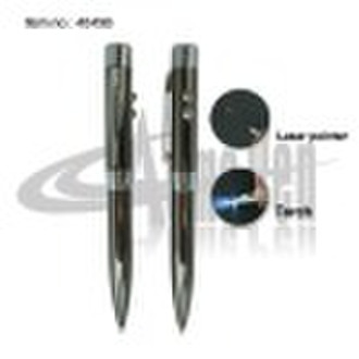 Multifunction ball pen with Laser pointer and Torc