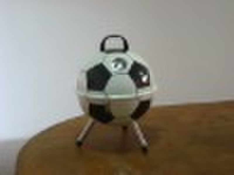 football-shaped Mini BBQ grill