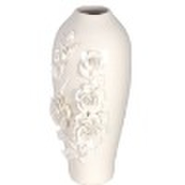 Chaozhou Ceramic Vase with 3D flower