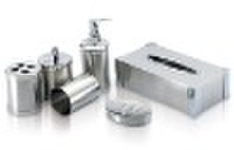 stainless steel bath set