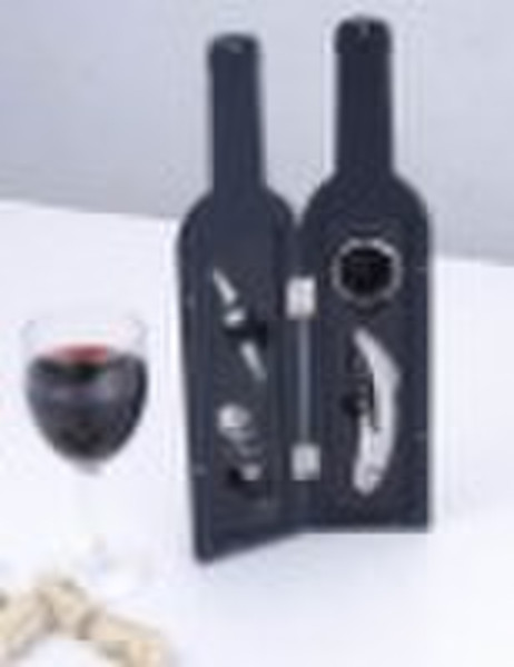 bottle shape wine set