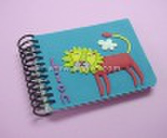 Charm free pvc  notebook cover