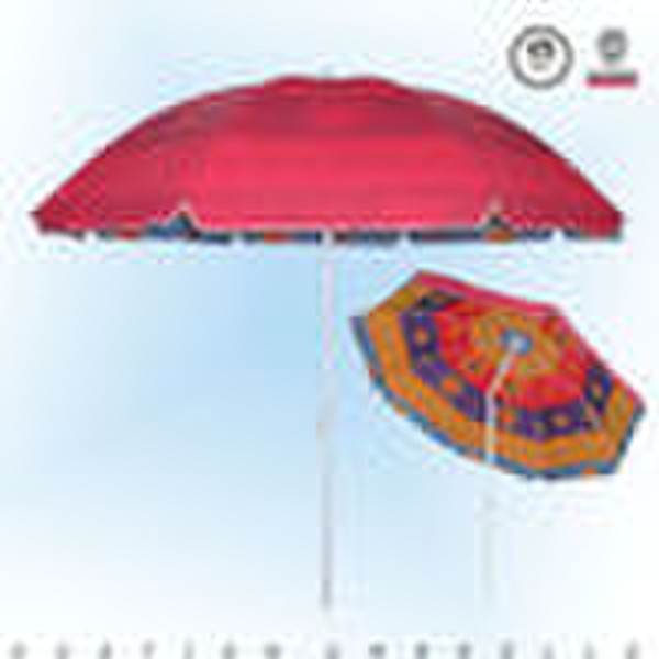 100cmX8K metal frame T/C fabric beach umbrella