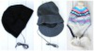 knitted earphone cap