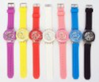 silicone quartz  watch