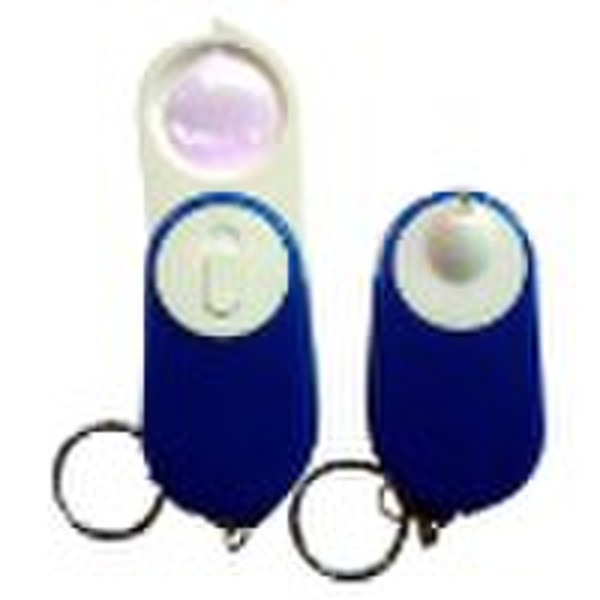 keychain Magnifier with LED light