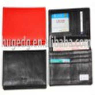 Leder Cheque Inhaber Wallet