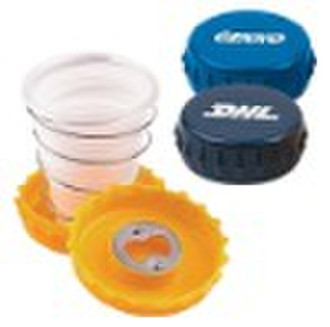 Folding plastic cup HL2154