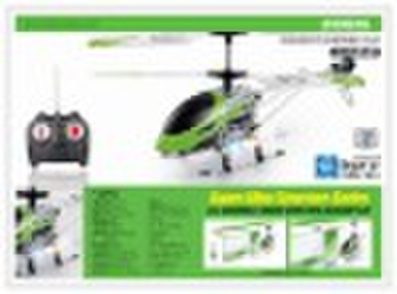 WH-20615 3.5 CH R/C HELICOPTER ALLOY FRAME WITH GY