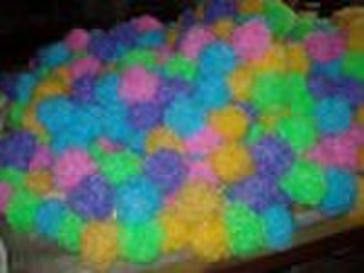 mesh puff sponge ball