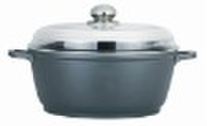 Die-casting  aluminum 16cm deep soup pot