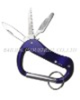 Gift knife for clambing with 3 functions