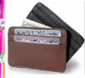 leather credit card wallet