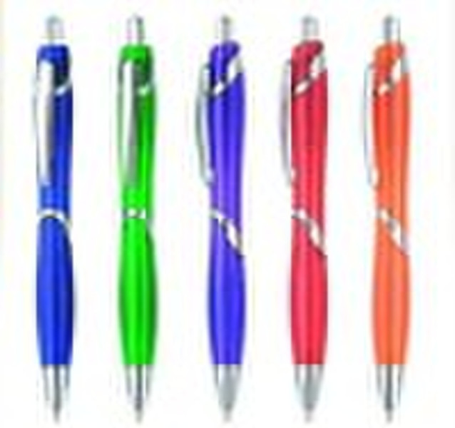 Metal click ball pen