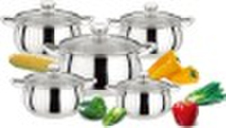 Edelstahl 10pcs Cookware Set