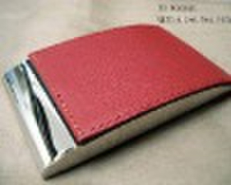 leather business card holder