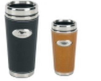 travel mug with warp