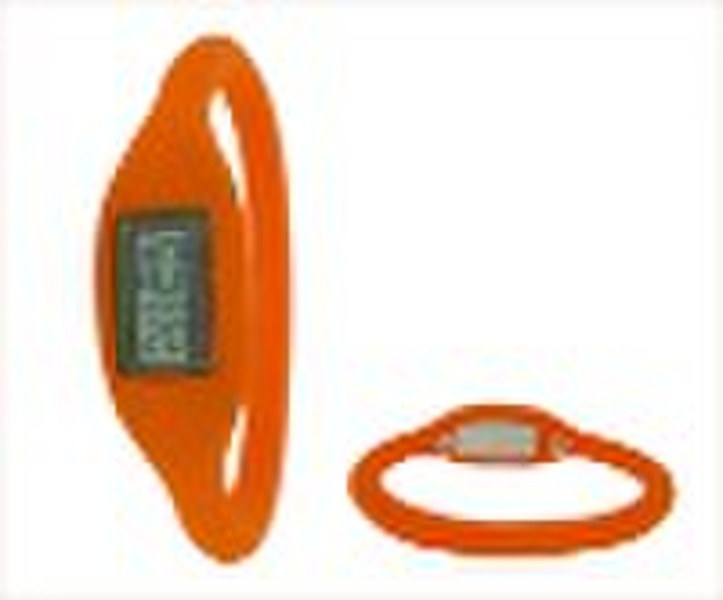 ion LCD silicone watch