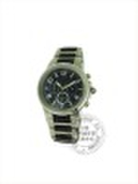 Solid bracelet stainless steel watch